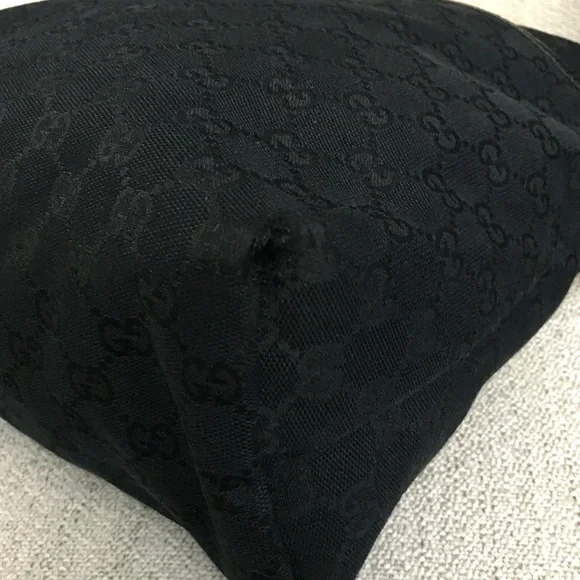 Authentic Gucci unisex messenger bag black monogram canvas - Picture 9 of 16